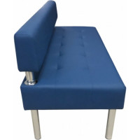 Секция дивана Мягкий офис Сатурн трехместная синяя СТР701СН