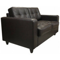 Диван Мягкий офис Офис Классик двухместный коричневый ОК203КОР