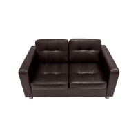 Диван Мягкий офис Офис Классик двухместный коричневый ОК203КОР