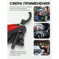 Радиусный ключ Forsage ударный 28-32 мм 19186 F-685C32 F-685C32(19186)