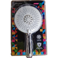 Лейка для душа Melodia della vita LUXE 5 функций, d150 мм, хром серый 34357