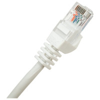 Коммутационный шнур ITK кат. 5Е UTP LSZH 0,5м белый PC08-C5EUL-05M