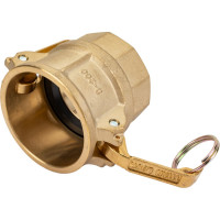 Камлок типа D (розетка; внутренняя резьба BSP; 50 мм-2"; латунь) TITAN LOCK TL200DBR