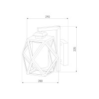 Садово-парковый светильник Elektrostandard 35133 D Ambra D чёрный a056232