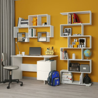 Стеллаж СОКОЛ белый СТ-1 СТ1Б6