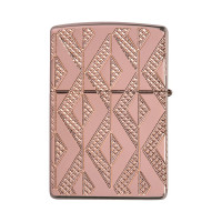Зажигалка Zippo Armor Geometric с покрытием Rose Gold, 38x13x57 мм 49702