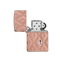 Зажигалка Zippo Armor Geometric с покрытием Rose Gold, 38x13x57 мм 49702