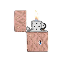 Зажигалка Zippo Armor Geometric с покрытием Rose Gold, 38x13x57 мм 49702