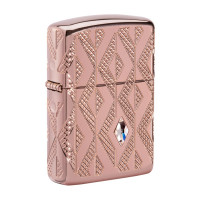 Зажигалка Zippo Armor Geometric с покрытием Rose Gold, 38x13x57 мм 49702