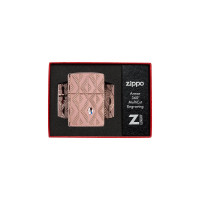 Зажигалка Zippo Armor Geometric с покрытием Rose Gold, 38x13x57 мм 49702