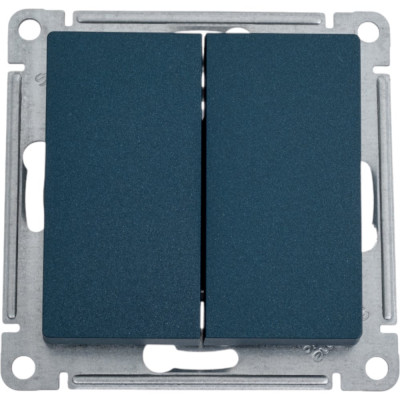 2-клавишный выключатель Systeme Electric AtlasDesign Изумруд сх.5, 10АХ, механизм SE ATN000851