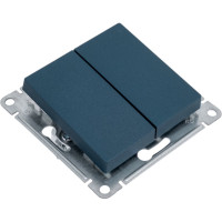 2-клавишный выключатель Systeme Electric AtlasDesign Изумруд сх.5, 10АХ, механизм SE ATN000851