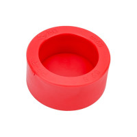 Заглушка Blue Ocean противопожарная - 50 красная, полипропиленовая PPRF/CAP(R)-50