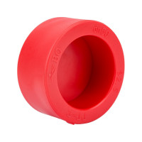 Заглушка Blue Ocean противопожарная - 50 красная, полипропиленовая PPRF/CAP(R)-50