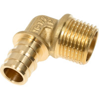 Угол One Plus резьбовой НР 16x1/2 OP для труб из сшитого полиэтилена Pex qe 3204023108 3504023181