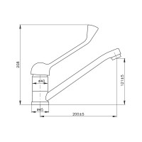 Смеситель RavSlezak SA605.5