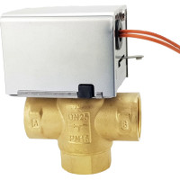 Трехходовой зональный клапан с возвратной пружиной TECHNO ZP-325 DN25, G1, КVS 2.8 603325