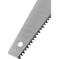 Ножовка по дереву СИБРТЕХ Зубец 500 мм, шаг зуба 7мм, зуб 2D, калёный зуб, 2-х компонентная рукоятка 23818