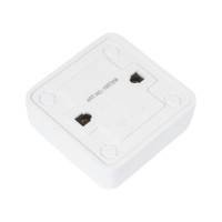 2-клавишный выключатель TANGO с подсветкой, белый открытой проводки 10А, 250В 1007258