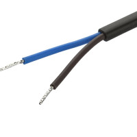 Шнур для бра ЭРА UX-ШВВП-2x0,75-1,8m-B 1,8м ШВВП 2x0,75мм2 черный Б0051342