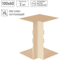 Внутренний угол TDM ELECTRIC КМВ, сосна, 100х60 упаковка 2 шт SQ0411-0227