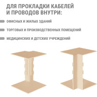 Внутренний угол TDM ELECTRIC КМВ, сосна, 100х60 упаковка 2 шт SQ0411-0227