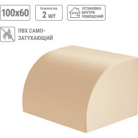 Заглушка кабельной трассы TDM ELECTRIC КМЗ 100x60 сосна (2 шт./комплект) SQ0411-0237