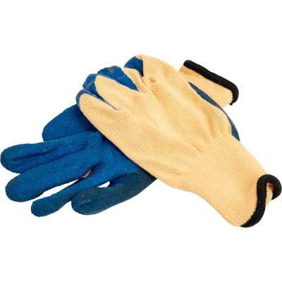 Трикотажные перчатки РемоКолор с рифленым латексом 24-2-013