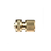 Коннектор (1/2"; с аквастопом; цанга; латунь) Greengo 1006650