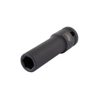 Головка ударная 6-гранная удлиненная 12 мм, 1/2"DR KRAFT KT 702050