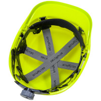 Защитная каска Delta Plus DIAMOND VI WIND из ABC с вентиляцией, лимонная DIAM6WTRJAFL