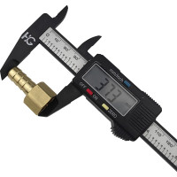 Штуцер пневмо 3/8" ВР - 10 мм, 5 шт HG 1645160