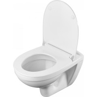 Подвесной унитаз Santek "Бореаль" стандарт: сиденье дюропласт, металлический крепеж 1.WH30.1.977 00049438