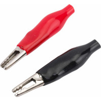 Зажим крокодил для проводов TDM ELECTRIC 3А 40мм в изоляции 5 шт+5 шт SQ0541-0017