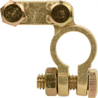 Клемма для АКБ Alca цинковый сплав под планку в блистере 509020