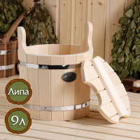 Запарник из липы Добропаровъ 9 л, с крышкой 2543416