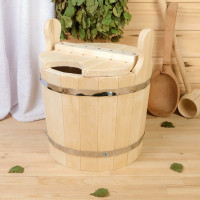 Запарник из липы Добропаровъ 9 л, с крышкой 2543416