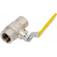 Шаровой кран MVI газовый, полнопроходной 1/2" внутренняя-внутренняя, ручка рычаг BV.811.04