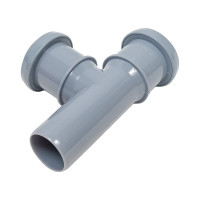 Тройник VALFEX 87.5 градусов, 32-32, внутренняя канализация 24032032