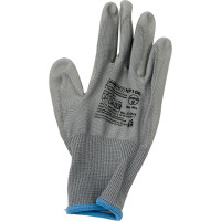 Нейлоновые перчатки Armprotect с ПУ покрытием, серые, р9 NP100