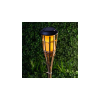 Садовый светильник ЭРА ERASF22-24 Факел бамбук, на солнечной батарее, 56 см, Б0053382