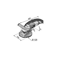 Шлифовальная машина для санационных работ FLEX LDE 16-8 125 R, Turbo-Jet II 504963