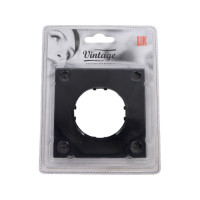 1-постовая рамка LK Studio квадратная из натурального темного стекла LK Vintage 884110-1