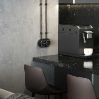 Двухклавишный выключатель на 4 положения WERKEL W5822051/ Vintage (черный матовый/хром) a058778