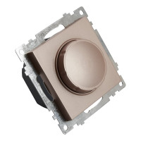 Диммирующий выключатель STEKKER TRIAC (механизм), GLS10-7106-02, 250V, 500W, серия Катрин, шампань 39601