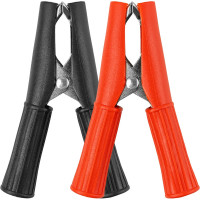 Зажим крокодил TDM ELECTRIC ЗКИ 30А 75мм в изоляции красный/черный (1шт+1шт) SQ0541-0024