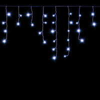 Электрогирлянда VEGAS Бахрома 192 холодных LED ламп, 6x0.6 м 55157