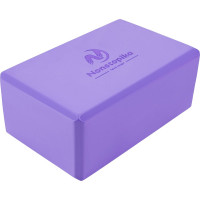 Блок для йоги ZDK фиолетовый, 2шт, 23x15x10см, 200г ZDKblock10/violet