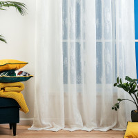 Тюль Moroshka Shangri La 280x270 см, крепление шторная лента, белый B11-38