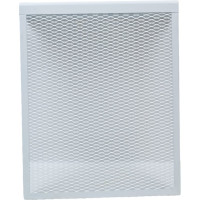 Радиаторный экран ERA серия ДМЭР, просечно-вытяжной, 490x610x140, 5-и секционный, сталь, белый 86-660